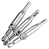 トップ品質3 ピース/セット木材ヒンジ ドリル ビット hss センター ドリル ツイスト カッター木材上の 2.8 ? 5.5 ミリメートル