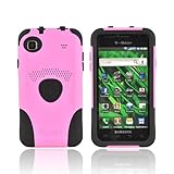 Pink Black Trident Aegis Hard Plastic Case w Screen Protector For Samsung V ....