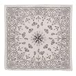 White New Paisley Bandannas W12S21D