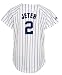 Derek Jeter New York Yankees Women's White/Navy Fashion Replica Jersey (Small)