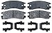 ACDelco Gold 17D714MH (19201447) Semi-Metallic Rear Disc Brake Pad Set