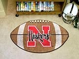 Univ of Nebraska Football 22x35 Floor Mat (Rug) - Nebraska Cornhuskers NCAA College Athletics