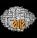 2012 Maya Calendar Word Cloud - 24H x 23W - Peel and Stick Wall Decal by Wallmonkeys