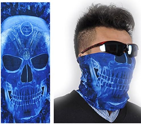 Half Face Skull Mask CS Cheek Horror Ghost Male And Female Models #4