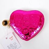 Hello Kitty Heart Mini Wallet Coin Purse Magenta