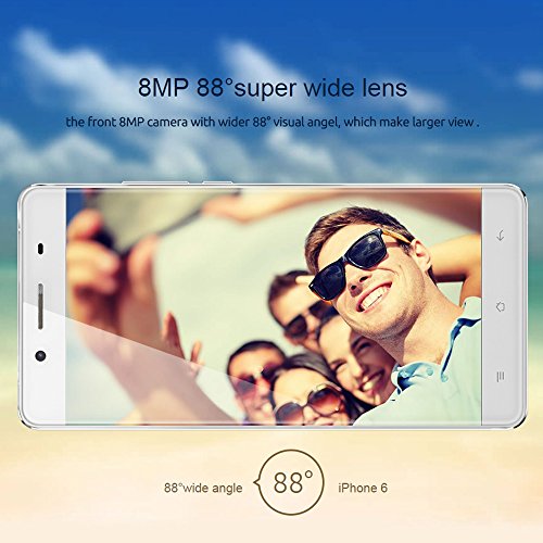 Imagen 6 de Cubot X17 4G LTE Smartphone 5.0 FHD 1080 * 1920 Android 5.1 MTK6735 1.3GHz Quad Core 64 bits 16.0MP 3G RAM 16G ROM Doble Tarjeta