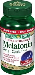 Nature's Bounty Melatonin, 3 mg, 240 Tablets