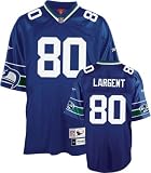 Shaun Alexander Jersey: Reebok Blue Replica #37 Seattle Seahawks Jersey - Large