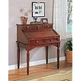 Beautiful Wood Secretary Office Desk Table w/Storage Drawers