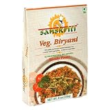 Sanskriti Vegetable Biryani, 8.096-Ounce Packages (Pack of 6)