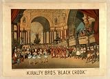 Poster Kiralfy Bros Black crook 1882