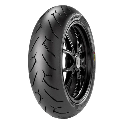 Pirelli Diablo Rosso II Tire - Rear - 180/55ZR-17, Tire Application: Sport, Speed Rating: W, Position: Rear, Tire Size: 180/55-17, Rim Size: 17, Load Rating: 73, Tire Type: Street, Tire Construction: Radial 2068500 On Sale