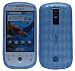 iShoppingdeals BLUE Durable Soft TPU Rubber Skin Case Cover for HTC Magice / G2 Google My Touch 3G + Screen Protector + Fishbone keychain