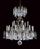 2-449-15-175 Savoy House Lighting Louis Phillipe Crystal and Bronze Chandelier Light