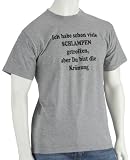 Touchlines Ich habe schon viele Schlampen... T-Shirt, Ash, Größe: L