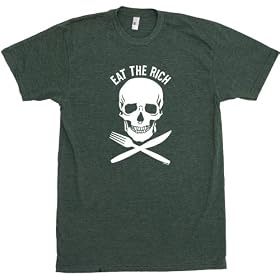 Eat the Rich Vintage Poly-Cotton T-Shirt