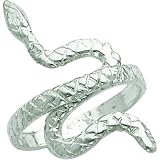 Sterling Silver Snake Ring Size 6