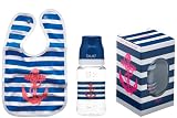 Bud Bib & Bottle Set (Nautical Baby)