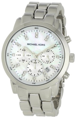 Michael Kors - Quartz Classic Silver Chronograph with White Dial Women Michael Kors - Quartz Classic Silver Chronograph with White Dial Women