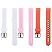 I-SMILE 3PCS Newest Version Colorful Replacement Wristband with Secure Clasps for Fitbit Alta Only(No Tracker, Replacement Bands Only)