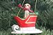 Shih Tzu Puppycut Tan Sleigh Christmas Ornament