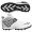 White/Black/Silver