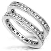 1.00ctw Diamond Channel Set Eternity Bands in 14K White Gold
