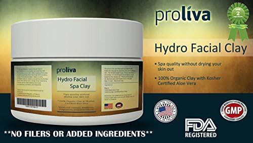 Proliva Aveana Series Fast Acting Hydro Facial Clay Mask & Mudd with Aloe Vera 12oz PRE Mixed | Our Facial Mask Helps De-clog Pores, Absorb Oils, and Soften Skin. Helps Improve Skin Color. Antioxidants are Incorporated Into the Mask to Stimulate and Detoxify Your Pores of Bacteria, Demodex, and Toxins. Special Blend of Clay and Aloe Vera Ferox From South Africa Will Absorb and Dig Out Dirt, Oils, and Dead Skin From Deep Inside Pores and leave your skin Smooth and hydrated. NOT Cheap dry Moroccan Clay! Dries Out Acne, Zits, and Pimples. Normalizes Your Skin's Oil Ph Balance, Controlling the Production of Oils. Soften "Chicken Skin" If You Have Keratosis Pilaris. Helps Calm and Soothe Inflammation. ProLiva Facial Clay will not let you down guranteed.
