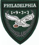 Philadelphia Eagles est 1933 5" LARGE Throwback Crest Patch (sew on)