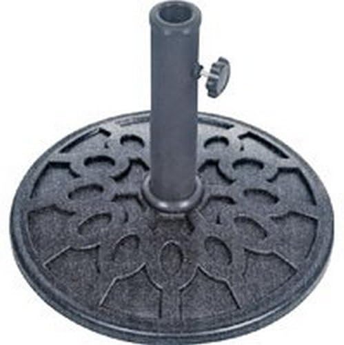 Worldwide 63872 Umbrella Base Black, 17.6 Lb