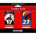 Lexmark #17/ #27 Black and Color Ink Cartridge Combo