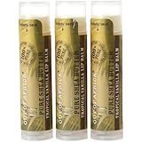 Out of Africa Lip Balm, Tropical Vanilla, .15 oz ,3 count