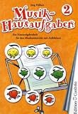 Produkt-Bild: Musik-Hausaufgaben. Ein Hausaufgabenheft f&uuml;r den Musikunterricht mit Aufklebern: Musik-Hausaufgaben: TEIL 2