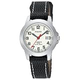 Pulsar Ladies Sport Black Strap LumiBrite Dial Watch #PXT649 by Pulsar