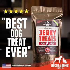 Healthy Dog Treats - Made in USA Only - Best Slow-Smoked Beef Dog Food in Pet Supplies - Great Dog Training Treats - Gluten-Free Dog Treats - 1 lb. Bag - Beef Jerky Treats Your Dogs Will Love, GUARANTEED