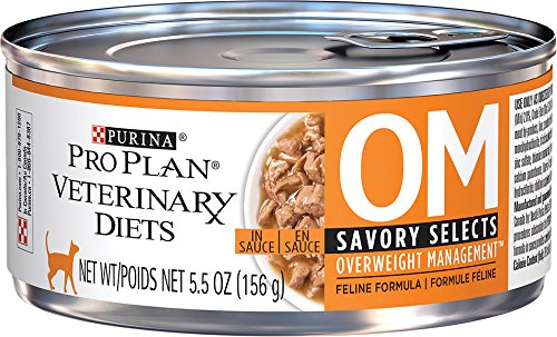 Purina OM Savory Select Overweight Management Cat Food (24 - 5.5oz cans)