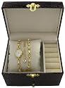 Limit Ladies 6639G.15 Gold Plated Stone Set Watch Gift Set