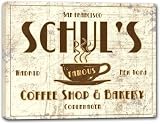 SCHUL'S Coffee Shop & Bakery Stretched Canvas Print