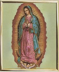 Our Lady of Guadalupe Framed Art, 8" x 10" - MADE IN ITALY