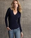 Tommy Hilfiger Sweater, Jenny Cotton V-Neck Cabled