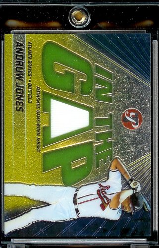2002 Topps Pristine Andruw Jones In The Gap Jersey 260/1000 Atlanta Braves Baseball Card - Mint Condition - Shipped In Protective Display Case!
