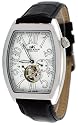 Adee Kaye #AK6229-M7 Men's Partial Skeleton Open Heart Tourblilon Display Watch