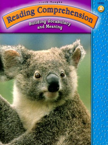 Steck-Vaughn Reading Comprehension: Student Workbook Grade 1 (Level A)