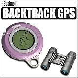 Bushnell 360052 Backtrack Personal GPS Location Finder (Pink and Gray) with Tasco 165RBRB Essentials 8x21 Binocular