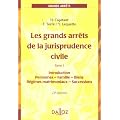 Les grands arr�ts de la jurisprudence civile : Tome 1