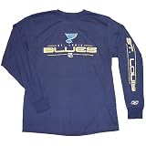 St. Louis Blues Reebok Futuristic Longsleeve Tee
