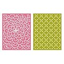 We R Memory Keepers Bloom Embossing Folder, 2-Pack