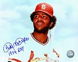 Bake McBride Autographed 8 x 10 Photograph with '74 NL ROY Inscription (Unframed)