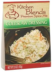 Kitchen Blends Coleslaw Dressing Mix, 3.5-Ounce Packages (Pack of 4)