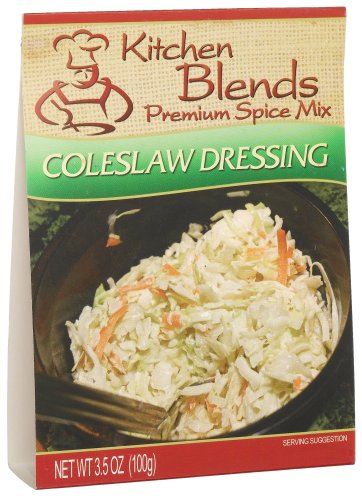 Kitchen Blends Coleslaw Dressing Mix, 3.5-Ounce Packages (Pack of 4) by Kitchen Blends